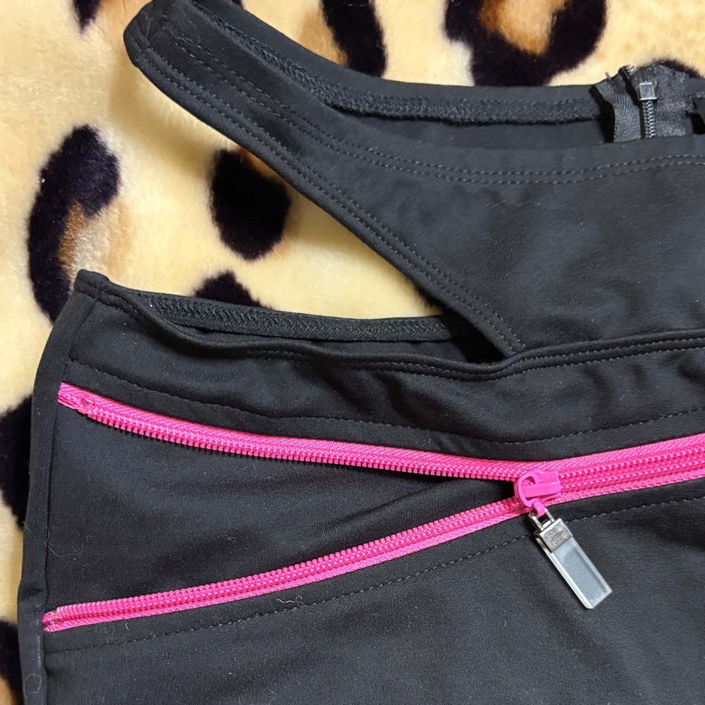 Black and Pink Dolls Kill cut out skirt. NWT - Picture 2 of 5